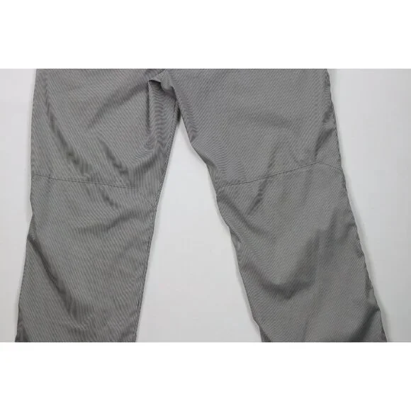 Vintage Y2K Callaway Golf Mens 36x30 Pinstriped Wide Leg Golfing Chino Pants